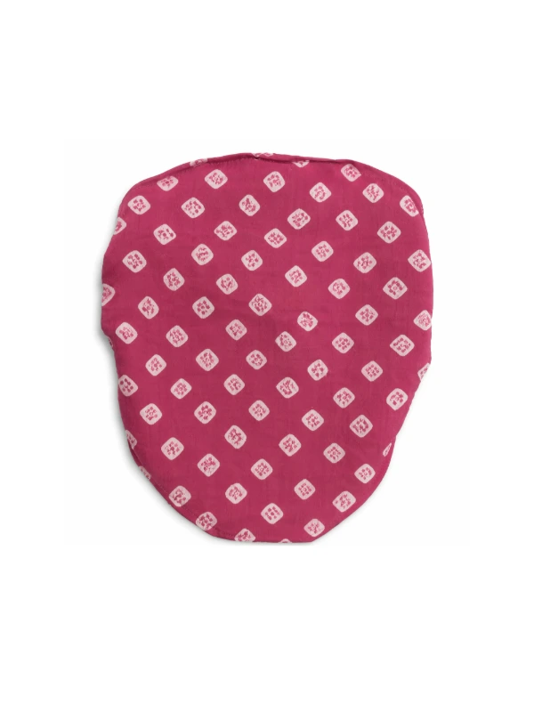Pink Bandhani Printed Bandana headband 3