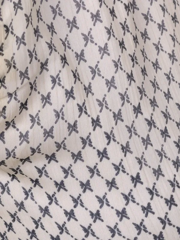 Off-White Printed High Neck Sleeveless Formal Top 8