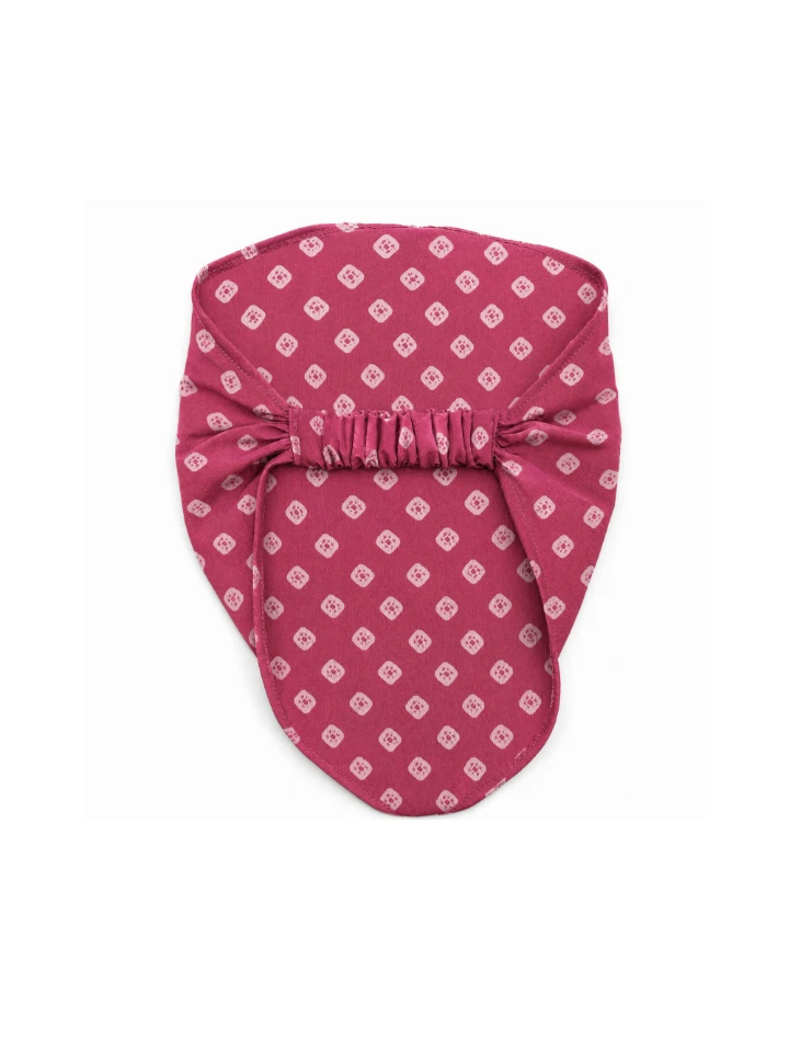 Pink Bandhani Printed Bandana headband