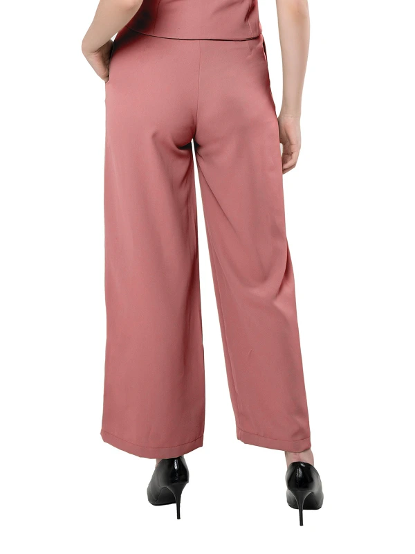 Peach Flared Pant 3