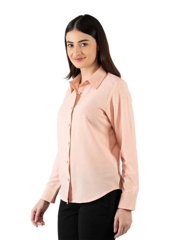 Pink Formal Shirt With Regular Fit 4