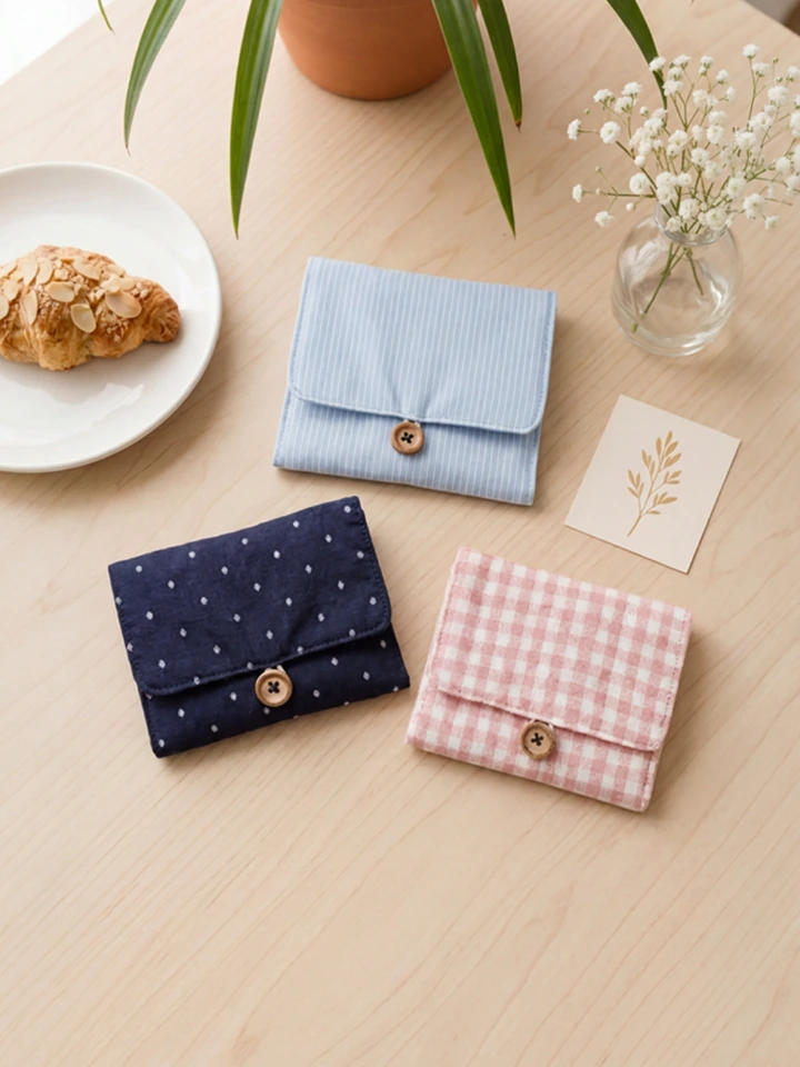 Sanitary Pad Pouch 3-Piece Combo