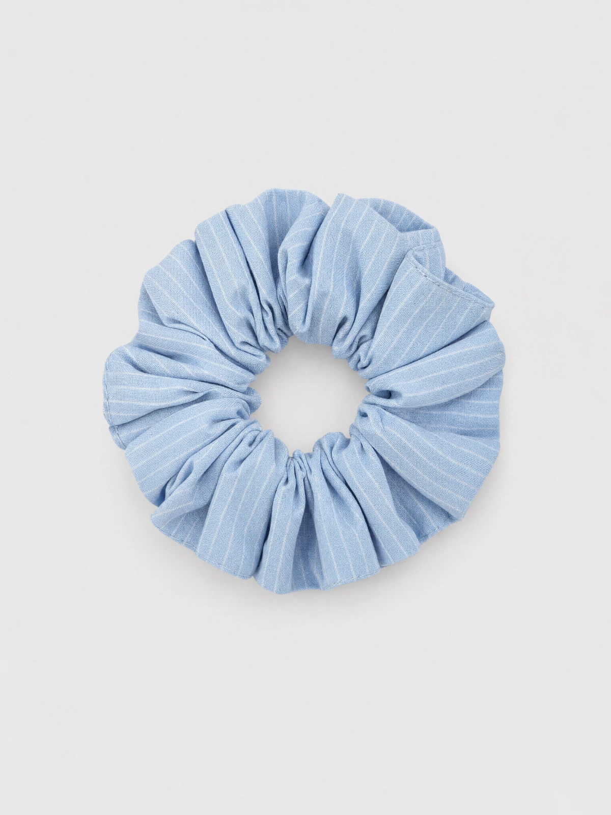 Light Blue Stripe Hair Scrunchie thumbnail 9
