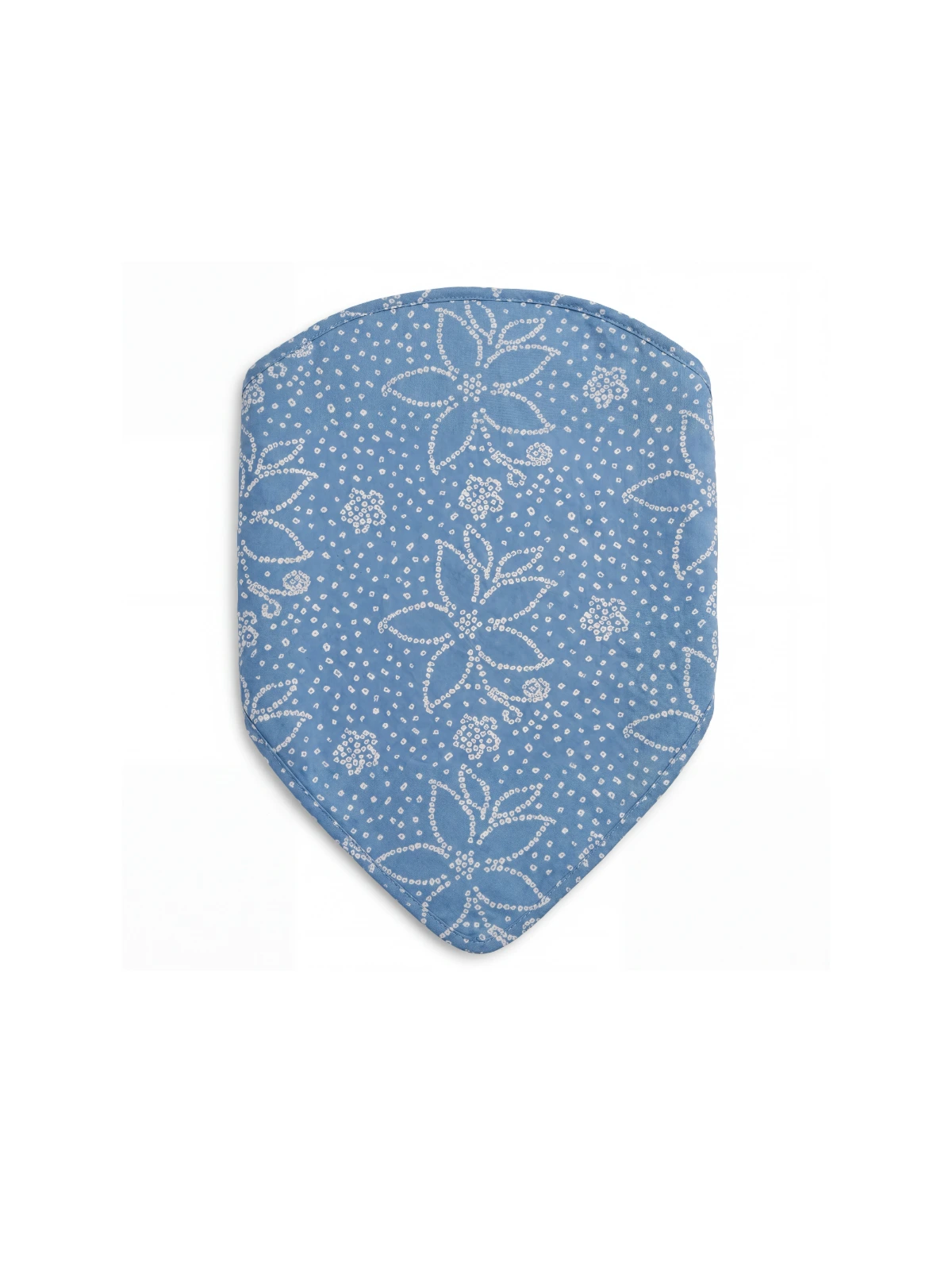 Blue Bandhani Printed Bandana headband thumbnail 12