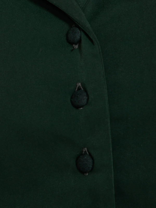 Green Cap Sleeve Formal Dress For Professional Style 7