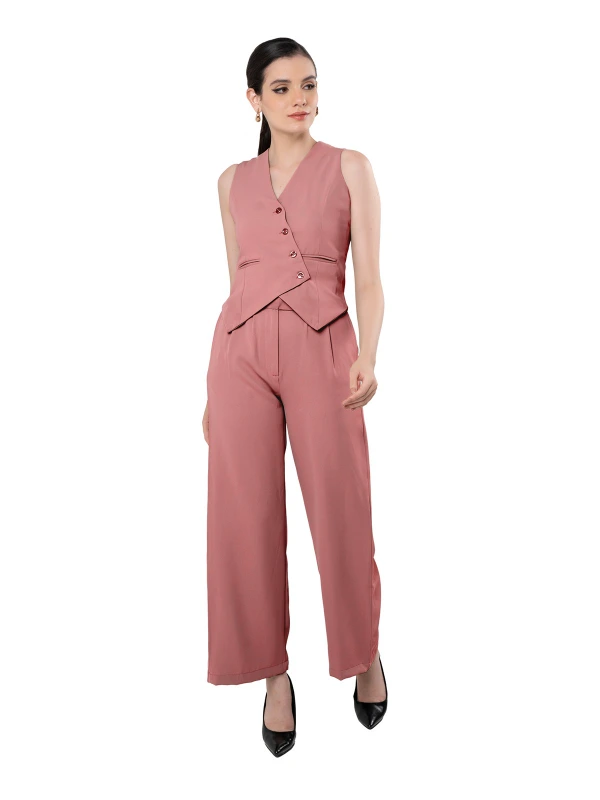 Peach Flared Pant 1
