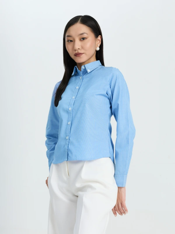 Striped Full Sleeve Formal Shirt 1