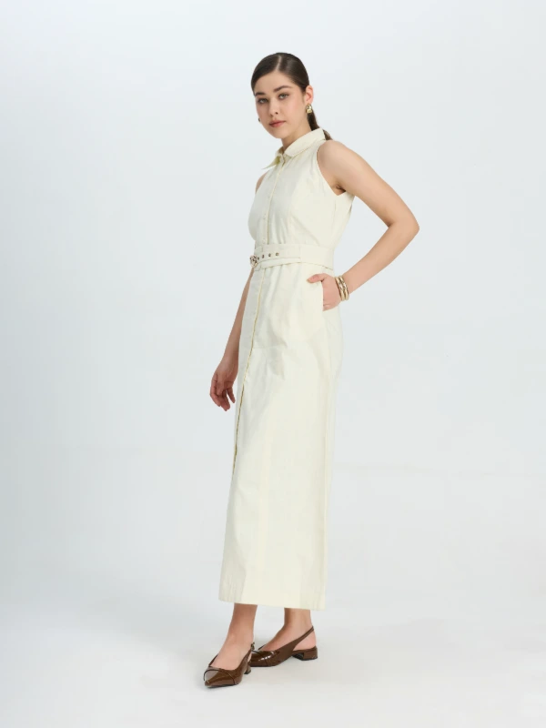 Halter Neck A-line Dress For Women 4