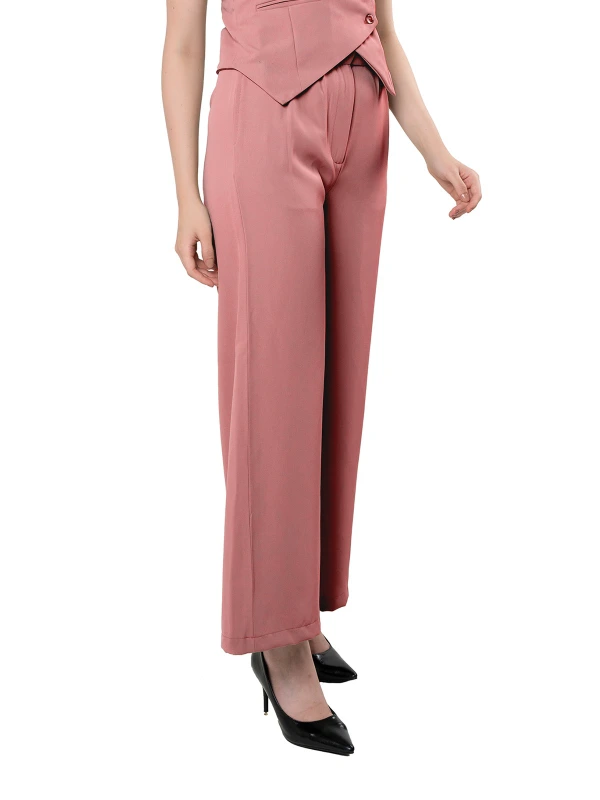 Peach Flared Pant 2