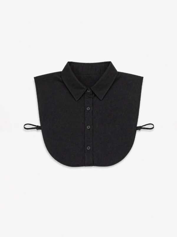 Black Fake Shirt Collar 3