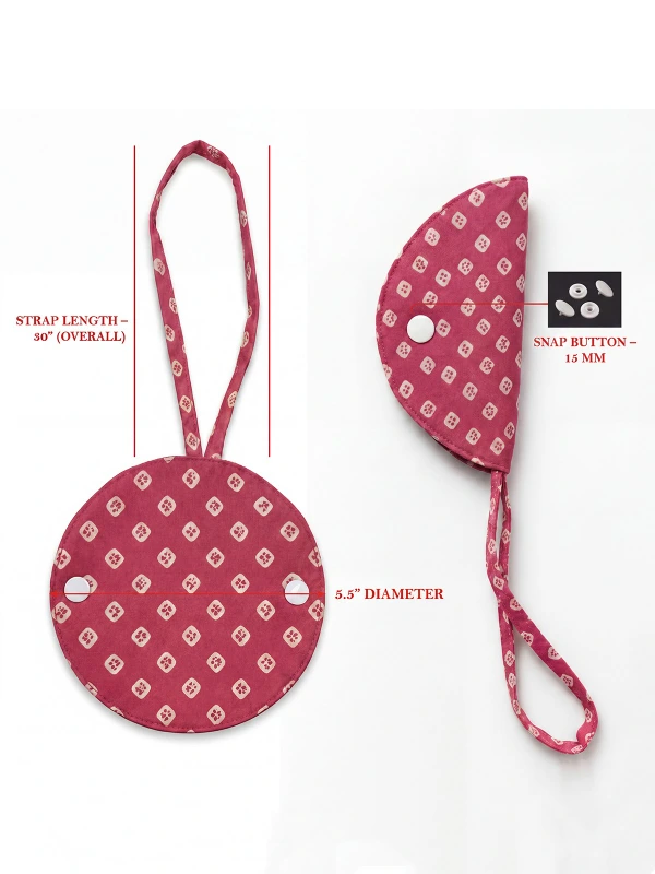 Pink Bandhani Print Specs Wrap 4