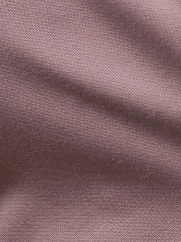 Mauve Formal Lapel Collar Sleeveless Shirt Dress 7