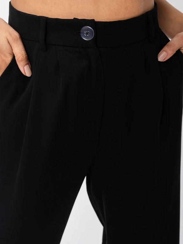 Black High Waist Formal Trousers 5