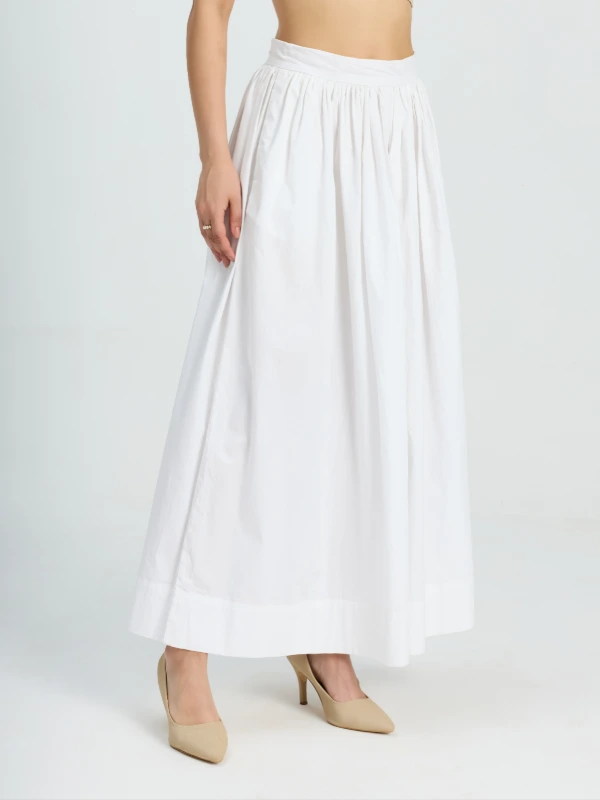 Flared Formal Maxi Skirt 1