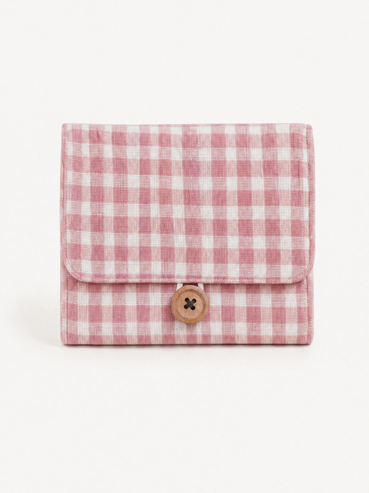 Light Pink Gingham Print Sanitary Pad Pouch thumbnail 16